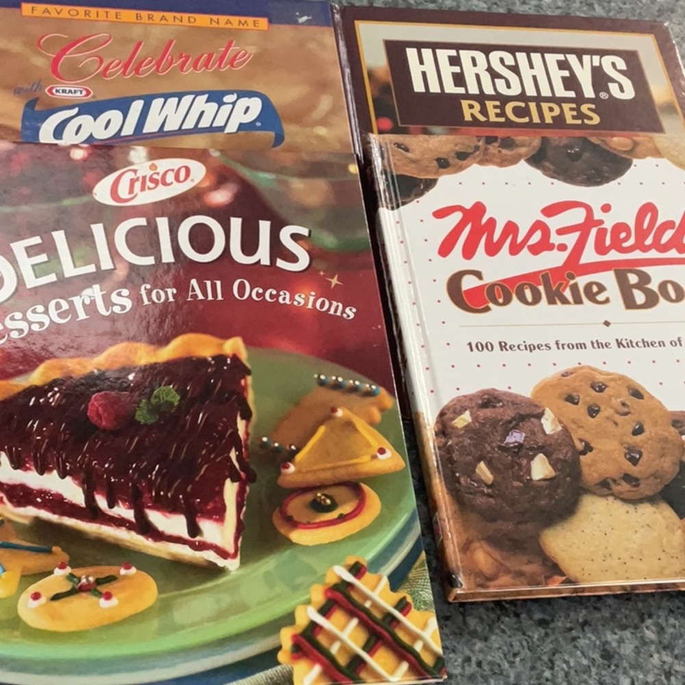 Cookbooks famous brands set of four. Hard cover